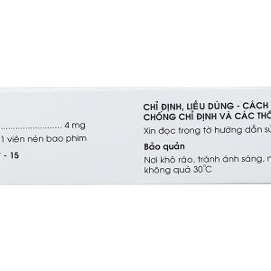 Vocfor 4mg giảm đau, kháng viêm xương khớp (3 vỉ x 10 viên)