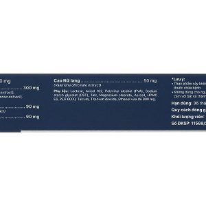 Vương Niệu Đan giảm kích thích bàng quang, giảm tiểu đêm hộp 20 viên