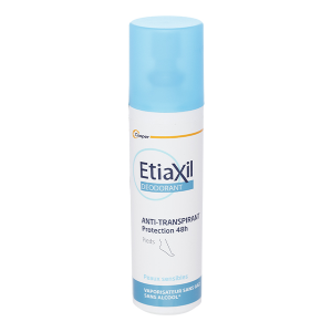 Xịt khử mùi Etiaxil Déodorant Anti-Transpirant 48h khử mùi hôi chân chai 100ml