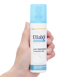Xịt khử mùi Etiaxil Déodorant Anti-Transpirant 48h khử mùi hôi chân chai 100ml