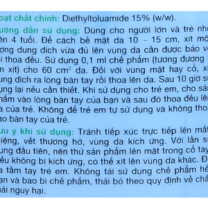 Xịt chống muỗi Remos hương sả chanh chai 70ml