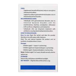 Men vi sinh Yunpro bổ sung lợi khuẩn hộp 60 gói x 2g