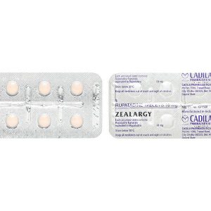 Zealargy 10mg điều trị triệu chứng viêm mũi dị ứng (3 vỉ x 10 viên)