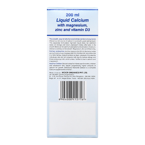 Hỗn dịch uống Zedcal bổ sung canxi, magie, kẽm và vitamin D3 chai 200ml